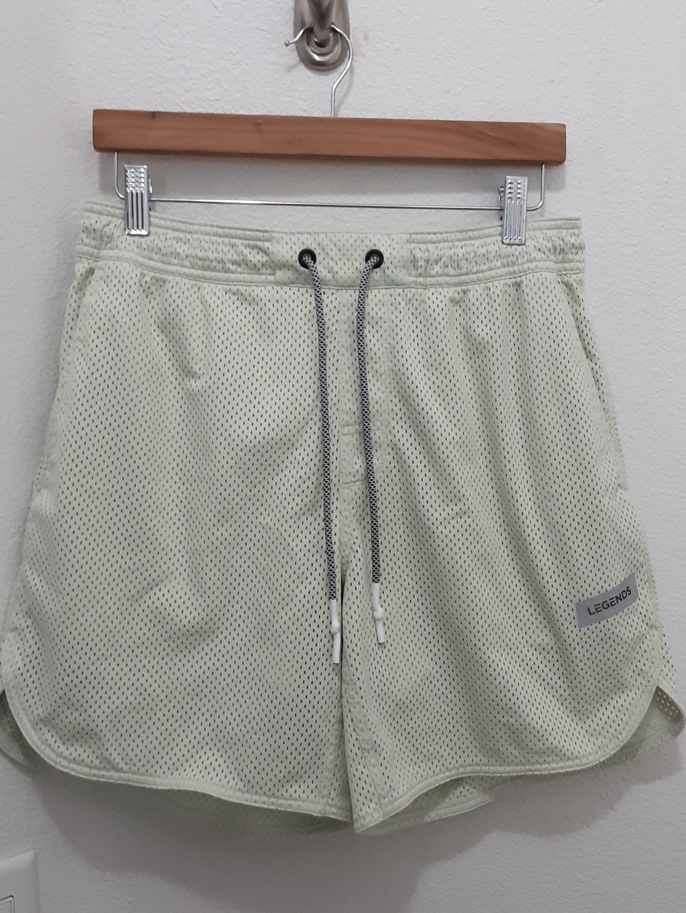 LEGENDS Athletic Lined Mesh Shorts Mint Green